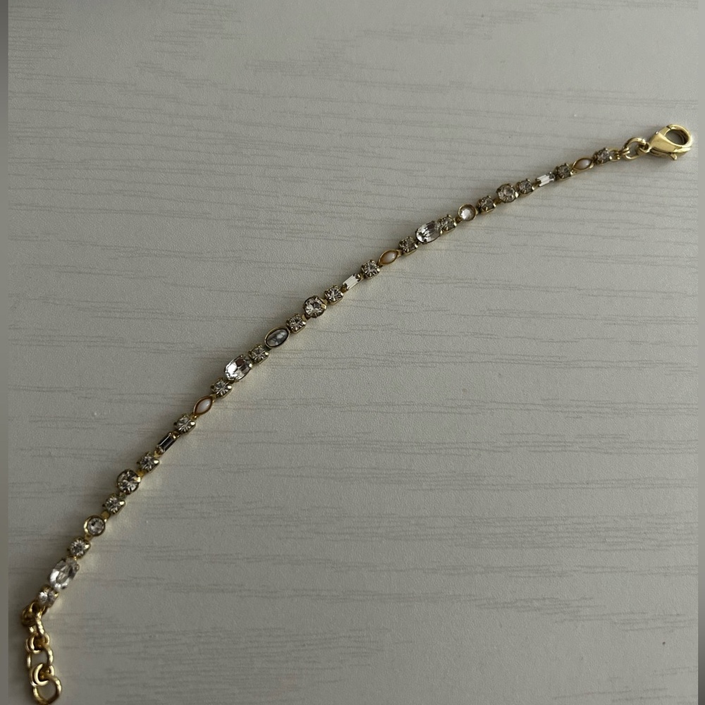 Anthropologie Weddings Gold Clasp Bracelet